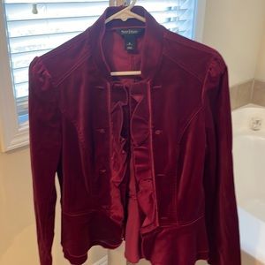 White House Black Market Velvet Blazer